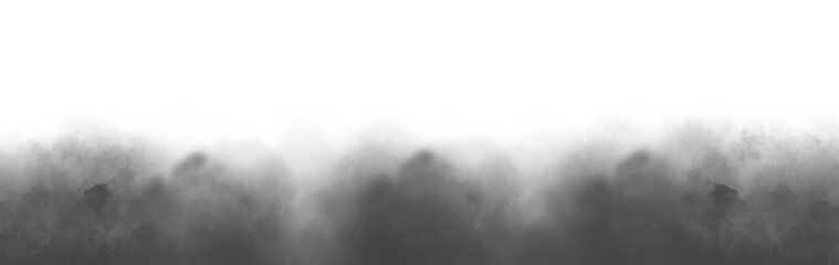 Fototapeta premium PNG fog texture isolated on transparent background. Steam special effect. Realistic fire smoke or mist. Border from smoke. Design element. Misty effect text or space