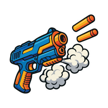 Nerf gun SVG, kids toy svg, foam darts, nerf target, Target Guns