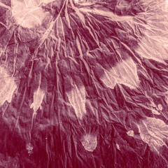 Tie Dye Batik Patterns. Taupe Brush Symbols.