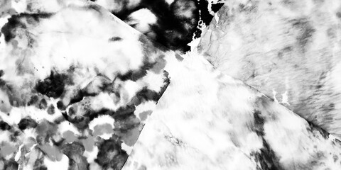 Minimal Tie Dye Texture. Black Colors Speed.