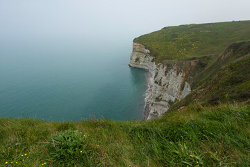 Sea Cliffs of Normandy, France