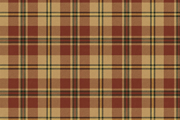 Obraz premium Seamless tartan plaid pattern in warm autumn tones 