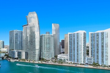 Miami Brickel aerial view