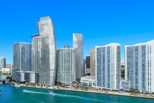 Miami Brickel aerial view