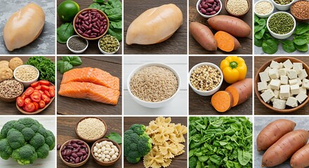 A Diverse Collection of Healthy Protein-Rich Foods for Balanced Nutrition and Wellness