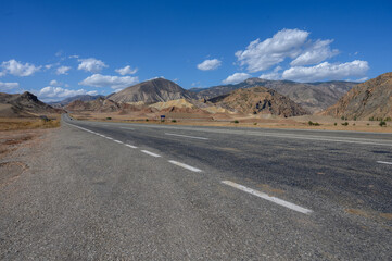 Panoramic view of mountains in Turkey on the road to Georgia
