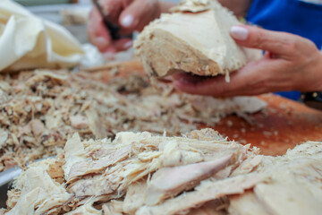 preparing bonito to preserve it