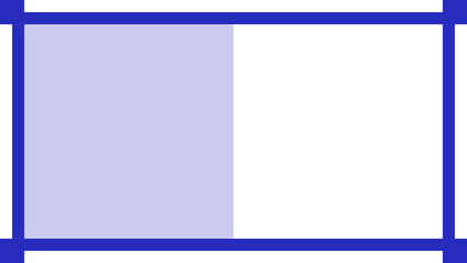 テロップデザイン-ハーフタイトル：青