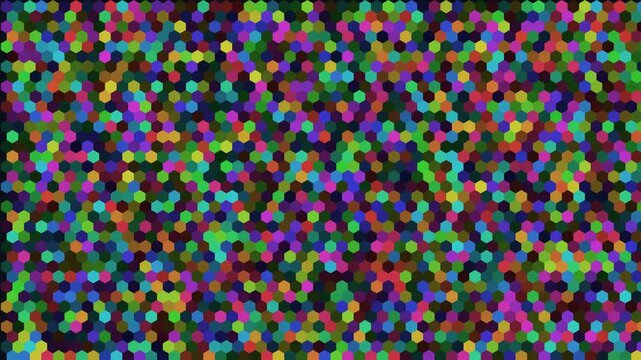 Hexagon Grid Pulse Animation - Abstract 4K Seamless Loop