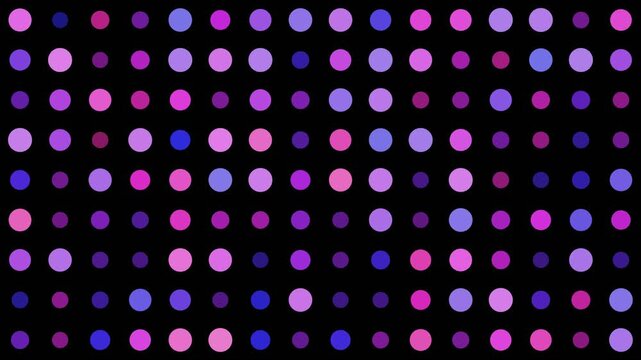Abstract Circular Pulse Grid HTML5 Animation