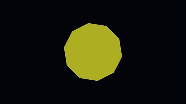 Abstract Morphing Geometric Shapes Animation with Seamless Loop