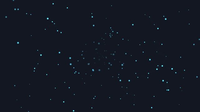 Dynamic Digital Network Expansion HTML5 Canvas Animation