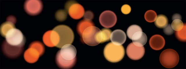Fototapeta premium Abstract color shining bokeh isolated on transparent background. Lights and sparks glitter glowing effect. Lens flare Christmas or New Year holiday card.