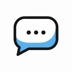 Naklejka premium Blank pop bubble vector