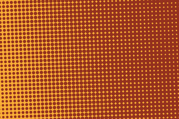 Abstract pop art creative concept. Colorful polka dots retro comics background. Cartoon modern halftone pattern. Design for poster, card, sale banner, empty bubble.