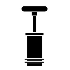 Machine vector silhouette , clip art, and symbol. Shilhouette of  part machine concept and simple design