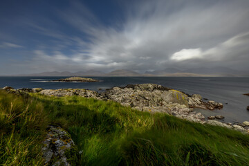 Long Exposure near Luskentyre looking towards the Harris Hills, Isle of Harris, Scotland