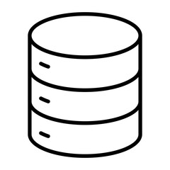 Data Simple Icon Vector Illustration Concept