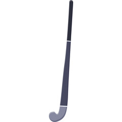 Cartoon Style Hockey Stick on White Background With Transparent Image Elements Simple Sports Equipment Icon Representing Athleticism And Team Play