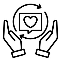 Obraz premium Feedback Process Icon Element For Design 