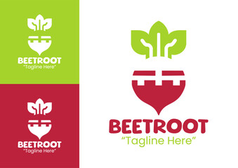 Beetroot Logo Elegant Farm-to-Table Brand Identity