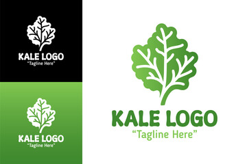 Clean Kale Logo for Vegan and Organic Brands