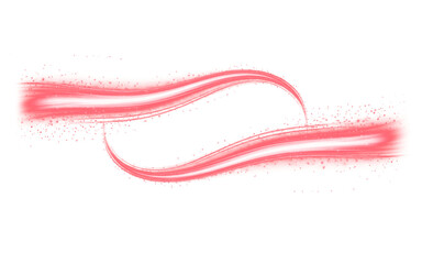 Abstract Red Energy Swirls Dynamic Motion Effect Isolated on a transparent background