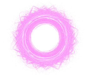 Mysterious Swirling Pink Energy Isolated on a transparent background