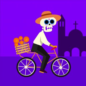 Ciclismo dia de muertos 