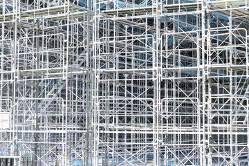 建設現場の足場