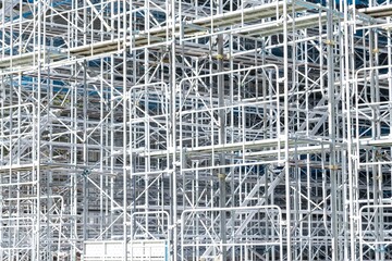 建設現場の足場