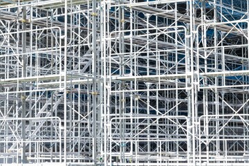 建設現場の足場