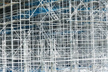 建設現場の足場