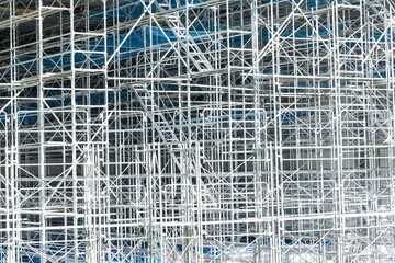 建設現場の足場