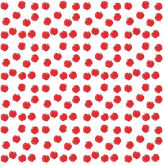 red polka dots pattern