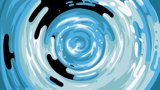 2D water effect transition collection with alpha channel