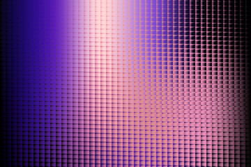 A mesmerizing blend of purple and pink hues creates a visually stunning abstract art piece, with a grid pattern adding depth and dimension to the overall composition
