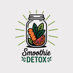 An artistic depiction of a smoothie jar filled with diverse fresh ingredients, symbolizing health and wellness, representing nutritious choices in modern lifestyles.