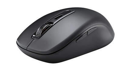 Ergonomic wireless mouse Transparent background, PNG file