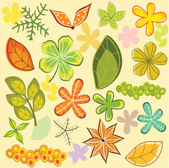 Leaves doodle