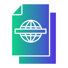 passport Gradient icon
