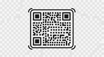 Qr code for scanning by smartphone quick response code vector illustration of a qr code for mobile app payment