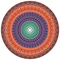 Signs and symbols, Circle pattern lotus or flower mandala art design. colorful, vintage, tradition, classic, dco, cycle, islamic, arabic, embroidery, ikat, Indian motifs, traditional, Turkish, arts .