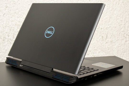 Zapopan Jalisco, Mexico - October 15, 2025: Dell G7 gamer laptop, laptop concept