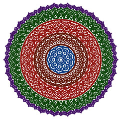 Signs and symbols, Circle pattern lotus or flower mandala art design. colorful, vintage, tradition, classic, dco, cycle, islamic, arabic, embroidery, ikat, Indian motifs, traditional, Turkish, arts .