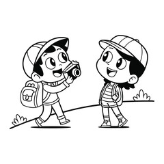 Two Friends in Happy Harmony