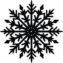 vector illustration of a snowflake