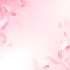 Fototapeta premium Gradient pink and white background with subtle ribbon texture overlay.