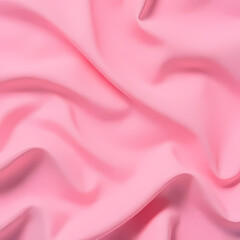 Obraz premium Pink fabric texture background with gentle folds and shadows.