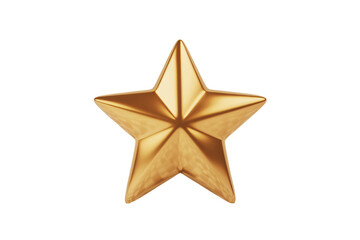 Fototapeta premium Shiny golden star award symbolizing success and achievement